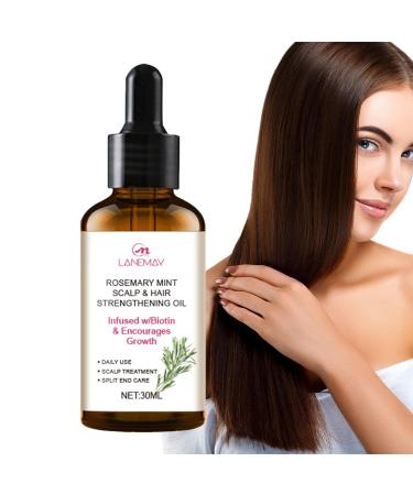 Bio-Rosmarin Oil for Hair - Organic Rosemary Hair Care Oil 30ml | Aibyks Essential Oils for Hair Loss & Cleansing - Buy Online on GoSupps.com