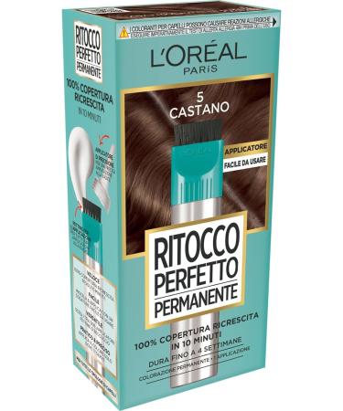 L'Oreal Paris L'Or al Paris Permanent Perfect Touch-Up Color 100% Regrowth Coverage Integrated Applicator and Comb Brown (5)