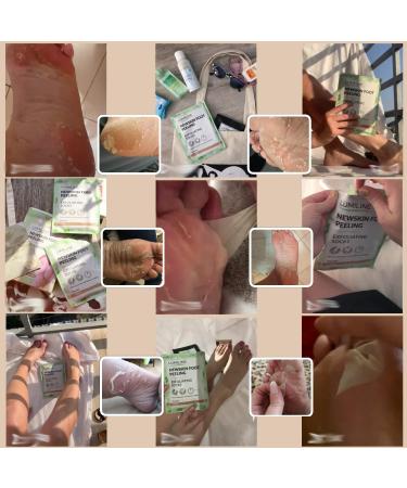 Exfoliating Foot Peel Mask | Baby Feet | Foot Exfoliant Treatment | Dermatologically Tested | Light-Green (1 Pair) - Buy Online on GoSupps.com