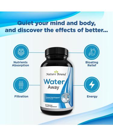 Water Away Supplement - Natural Diuretic Pills for Bloating Relief, Reduce Water Retention, Support Weight Loss and Boost Energy | [Brand Name] - Buy Online on GoSupps.com