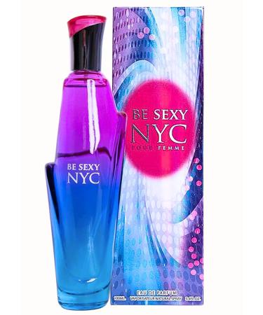 BE SEXY NYC POUR FEMME EAU DE PARFUM 3.4 FL. Oz Floral Fruity fragrance for women.