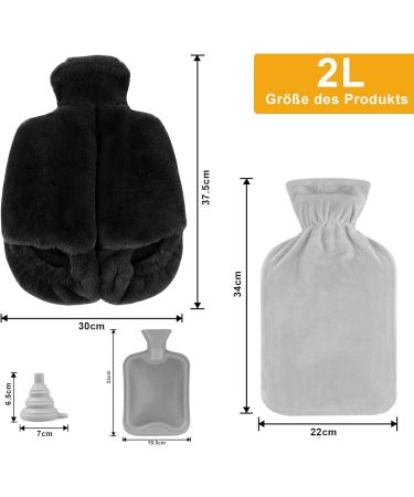 MOCRAFT 2L Foot Warmers - Ultra Heat Bottles for Adults | Winter Foot Warmers for Men & Women - Buy Online on GoSupps.com