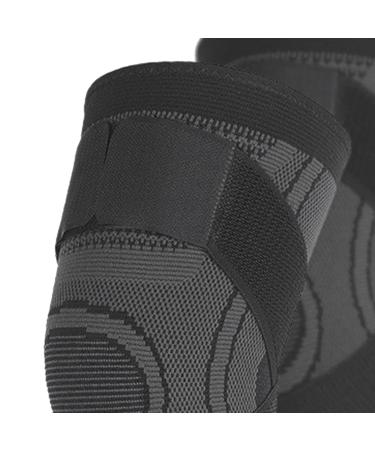 Focket XL Black Kneecap - Compression Knee Brace for Comfortable Pain Relief While Cycling - Buy Online on GoSupps.com