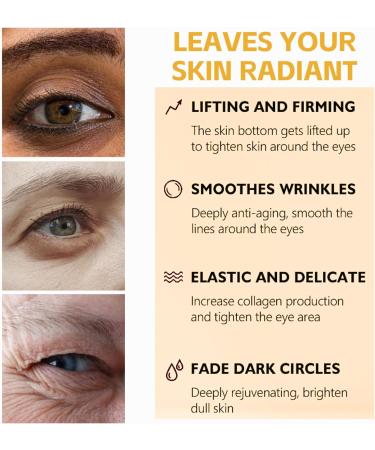 Retinol Eye Cream Retinol Peptide Anti Wrinkle Eye Cream Anti Aging Eye Cream for Dark Circles and Puffy Eyes Under Eye Cream for Women/Men Skincare Fine Lines Improve Skin Tone 30g - Buy Online on GoSupps.com