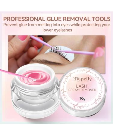 Eyelash Extension Remover - 10g Rose Scent | Gentle Formula with Eye Pads & Micro Brushes | Low Irritation for Sensitive Skin - Buy Online on GoSupps.com