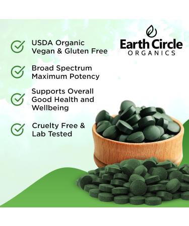 Premium Organic Chlorella / Spirulina Tablets 1000 Count (50/50) | Vegan Kosher Green Algae Superfood | Cracked Cell Wall for Maximum Absorption | High in Protein Iron Chlorophyll - Pack of 1 1000 Count (Pack of 1) - Buy Online on GoSupps.com