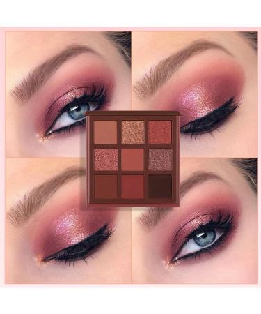 Lucoss 9 Colors Eyeshadow Palette Eye Makeup - Shimmer Matte Ultra Pigmented Eye Shadow Pallete Waterproof Long Lasting Smoky Eyeshadow Palette - Buy Online on GoSupps.com