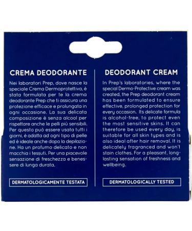  PREP Prep Deodorising Cream for All Skin Types Alcohol Free Daily Gentle Fragrance Long Lasting Fresh Feel - 6 x 35ml Bottles - Buy Online on GoSupps.com