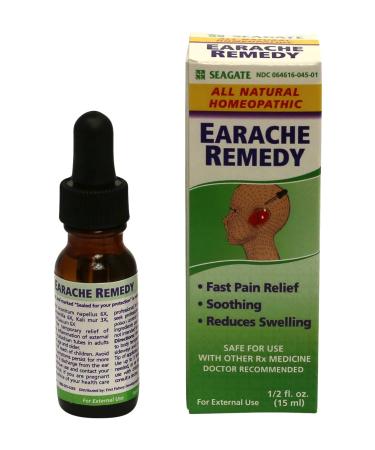 Seagate Products Homeopathic Olive Leaf Extract Earache Remedy 0.5 oz (Pack of 1)