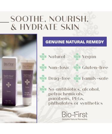 Self Heal Salve - Natural First Aid for Wounds Burns Cuts & Bug Bites | Aloe Vera | Non-Toxic Vegan Gluten-Free | 30 ml - Buy Online on GoSupps.com