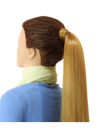 Hair2Heart Ponytail Extensions - Braid Straight 60cm | Light Blonde Natural-Ash & Honey Blonde | 100g Quality Hair Extensions - Buy Online on GoSupps.com