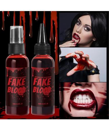  G n rique Washable Fake Blood - Halloween Liquid Blood Makeup Kit | Hydrating Stage Blood for Cosplay Theater Film | Realistic Reusable Blood Gel for Horror FX | SOOD EFFECTS SPECIAL SAN - Buy Online on GoSupps.com