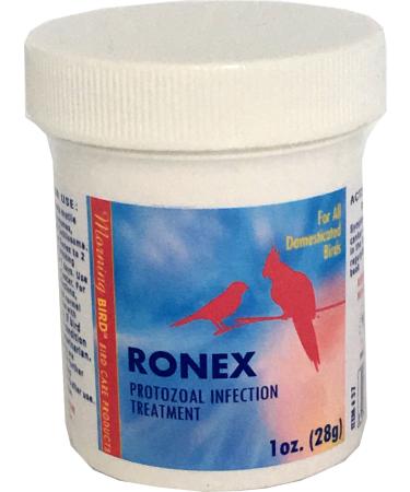 Morning Bird Ronex 6% Bird Infection Treatment Cankers Giardia Protozoal 28g For Small Birds e.g Finches