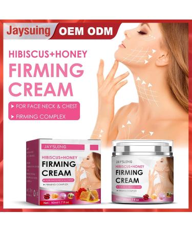 Botiniv Hibiscus and Honey Firming Cream 50ml | Infused with Hibiscus Flower Extract Honey Collagen and Jojoba Oil | Skin Firming Cream with Collagen - Buy Online on GoSupps.com