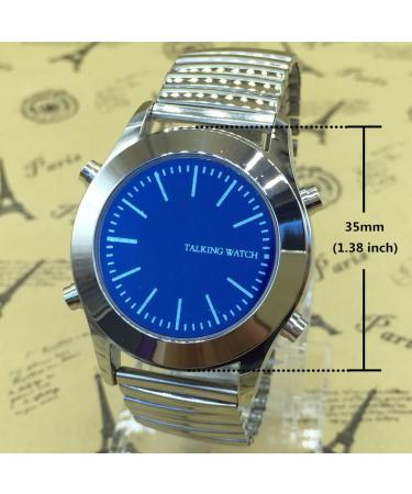 Talking Clock for the Visually Impaired - Quartz Alarm Clock with Spanish Announcements | International Shipping - Buy Online on GoSupps.com