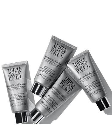 Instytutum Triple Action Resurfacing Peel 2 oz / 60 ml Multi-Action Exfoliating Facial Treatment with Glycolic Acid Salicylic Acid Papaya Enzymes Blue-Green Algae & Hyaluronic Acid - Buy Online on GoSupps.com