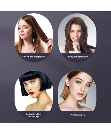 Cordless Hair Straightener | Fast Heating Ceramic Flat Iron with Adjustable Temperature & 3D Comb | Portable Type-C Charging - Buy Online on GoSupps.com