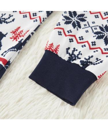 PatPat Family Christmas PJs Matching Sets - Reindeer & Snowflake Patterned Sleepwear for Couples & Kids | Kids 6-7 Years, Royal Blue - Buy Online on GoSupps.com