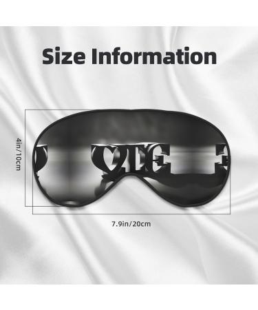 Love Font Print Unisex Sleeping Eye Mask - Soft Comfortable Light-Blocking Eye Mask for Better Sleep | International Shipping Available - Buy Online on GoSupps.com