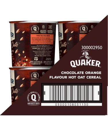 Quaker Heavenly Oats Chocolate Orange Porridge Pot 59 g (Pack of 24) Brown - Buy Online on GoSupps.com