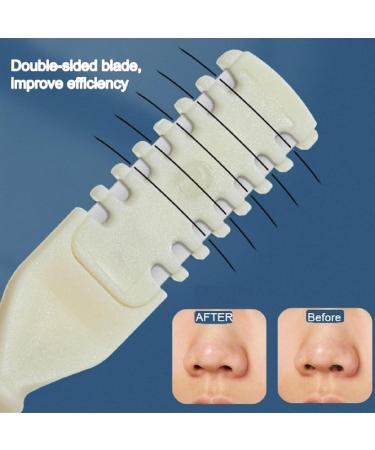  CSYBYW Nose Hair Clipper Double Sided Nose Hair Blade Manual Nose Hair Trimmer 360 Rotating Nose Hair Razor with Ear Picker for Women and Men Black Black - Buy Online on GoSupps.com