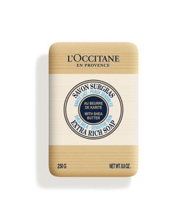 L'Occitane Shea Milk Sensitive Skin Extra Rich Soap  8.8 oz - Buy Online on GoSupps.com