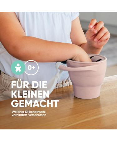 Delicate Pink Snack Cup - Practical Snack Storage with Lid for On-the-Go | International Shipping Available - Buy Online on GoSupps.com