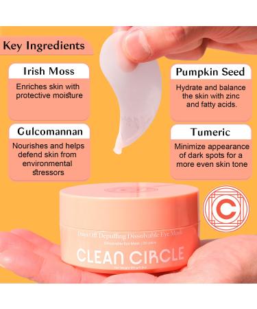 Depuffing Under Eye Masks - 30 Pairs | Glucomannan & Pumpkin Seed - Combat Fatigue & Reduce Puffiness for a Fresh Look - Buy Online on GoSupps.com