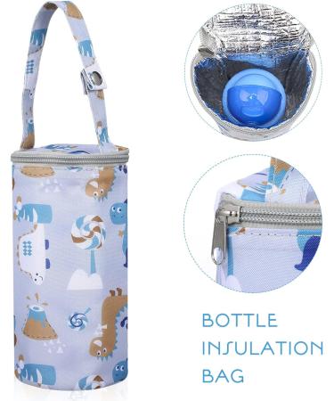 NUOBESTY 2pcs Insulated Baby Bottle Bags Portable Breastmilk Storage Tote with Carrying Handle Baby Feeding Pouch Holder Carrier for Nursing Mom Daycare Travel - Buy Online on GoSupps.com