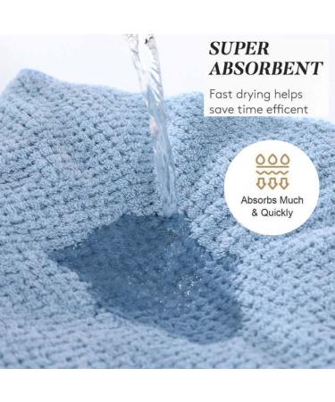 Super Absorbent Hair Towel Wrap - Fast Drying Microfiber for All Hair Types | Pink - Perfect for Long Hair Women - Buy Online on GoSupps.com