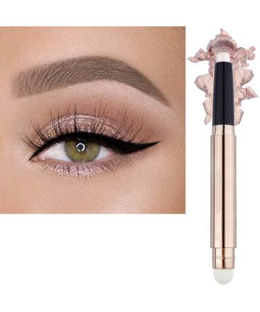 SAUBZEAN Eyeshadow Stick Makeup with Soft Smudger Natural Matte Cream Crayon Waterproof Hypoallergenic Long Lasting Eye Shadow Light Gold Shimmer 02 - Buy Online on GoSupps.com