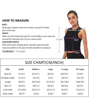 Women's Sleeveless Crop Top Workout Shirt - Athletic Muscle Tank in Color8 (Medium) - Buy Online on GoSupps.com