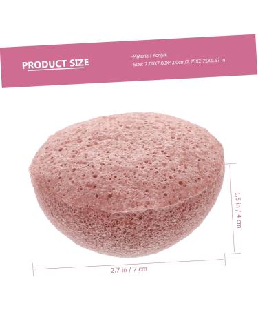 Beavorty 8pcs Konjac Facial Cleanser Sponge - Natural Exfoliating Loofah for Women - Pink Foam Sponge for Soft Glowing Skin - Buy Online on GoSupps.com