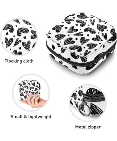 Shop Women's Bonds Storage Pockets Stillpad Wicker Heart Seamless Pattern Period Kit Bag - Stylish & Functional Feminine Product Bag for Girls - Buy Online on GoSupps.com