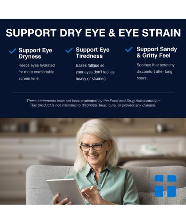 Opti + AREDS 2 Supplements | Vision & Eye Health Supplements for Adults | Includes Lutein Zeaxanthin Zinc and Vitamin C for Macular Support* | 90 Softgels / 45 Servings - Buy Online on GoSupps.com