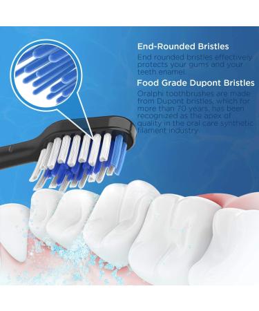Waterpik Complete Care 5.0 & 9.0 4-Pack Black Brush Heads - Replacement Toothbrush Heads - Buy Online on GoSupps.com