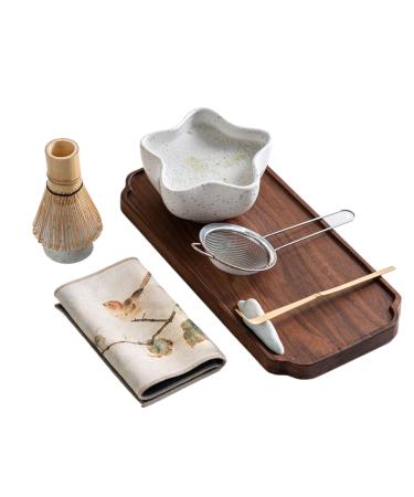 Ensemble de th Matcha - Bol de fouet traditionnel kit d'outils de c r monie - Ensemble de pr paration de matcha authentique avec scoop et bol de fouet design artisanal pour une r colte relaxante
