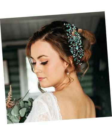 Housoutil Hair Comb Wedding Side Hair Comb Rhinestone Hair Accessories Hair Accessory for Women Crystal Hair Accessories Rhinestone Hair Comb Tiara Manual Metal Bride Hair Piece - Buy Online on GoSupps.com
