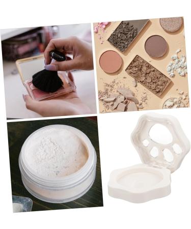 Outanaya 3pcs Eyeshadow Blush Palette Eye Shadow Lipstick Pallet Empty Makeup Pallet Plastic White - Buy Online on GoSupps.com