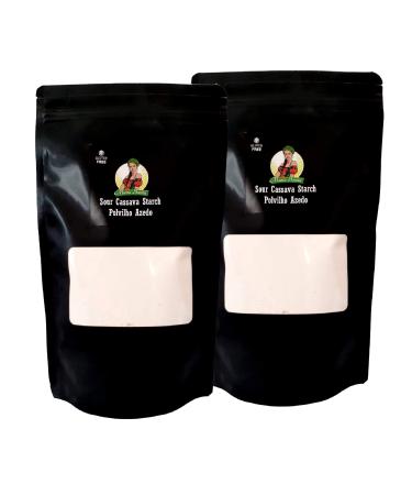 Sour Cassava Starch 2x400g || Polvilho Azedo || Tapioca || Ideal for Brazilian Cheese Bread || Ideal for Pao de queijo