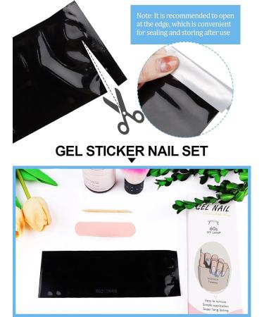 Kalolary 20PCS Nail Gel Polish Strips - Self-Adhesive Full Wraps Stickers with Nail File - UV/LED Lamp Required (NJTZ-19) - Buy Online on GoSupps.com