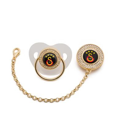 G k-T rk pacifier chain + pacifier Galatasaray logo Fenerbahce Allah symbol Nazar (Besiktas)