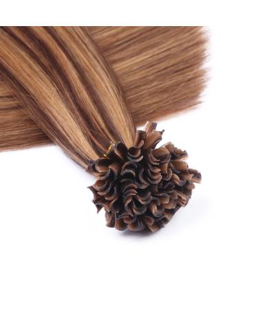 Buy High-Quality Keratin Bonding Hair Extensions - #6/27 Setent 60cm 100 Strands 100% Remy Real Hair - U-Tip by Novon Hair Extensions - Buy Online on GoSupps.com