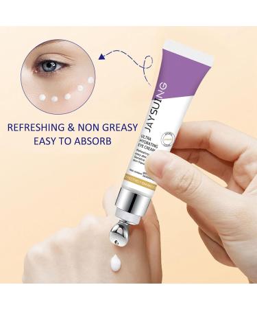 Vitamin C Eye Cream | Hydrating Anti-Aging Moisturizer for Dark Circles & Puffiness | Retinol Eye Wrinkle Treatment - Buy Online on GoSupps.com