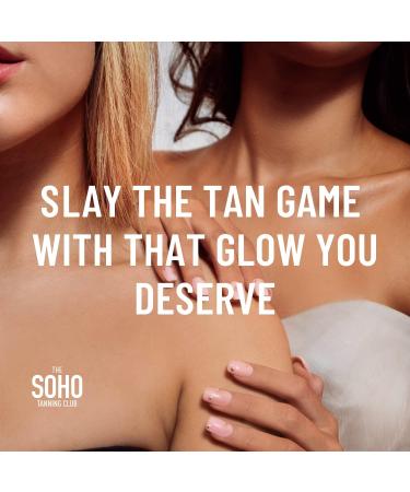 The Soho Tanning Club Self Tan Mousse in Dark 200ml | Coco Paradise Scented Quick Drying Tanning Mousse |100% Vegan & Cruelty Free | Moisturising Fake Tan Mousse | Tanning with a Fragrant Twist | - Buy Online on GoSupps.com