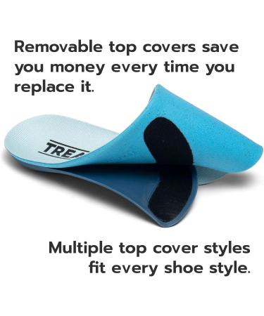 Orthopedic Insoles for Plantar Fasciitis - Extra Solid Support for Flat Feet | Podiatrist Recommended | Women s 12-12.5 US & Men s 11-11.5 US - Buy Online on GoSupps.com