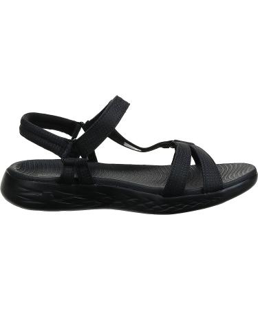 Skechers Women's On-The-Go 600-Brilliancy Sport Sandal 8 Black - Comfort and Style - Buy Online on GoSupps.com