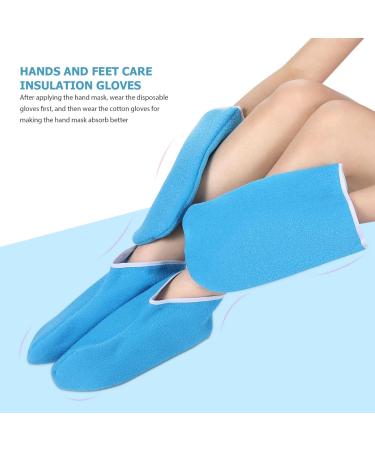 minkissy 3 Sets and Ladies Cover Bathing Mitts Kit Supplies Warmer Hand of Spa Care Insulated Women Foot Paraffin Gloves Wax Bath Accessories Booties for Students Covers - Buy Online on GoSupps.com