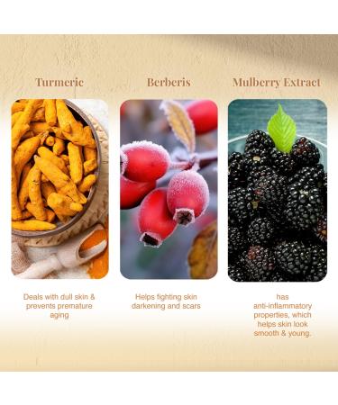 Turmeric & Berberis Face Wash Combo Pack of 2 - Brighten & Refresh Your Skin | 150 ml - Buy Online on GoSupps.com