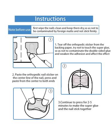 Fitmedify Toenail Correction Patch - 60 Pcs for Ingrown Toenail Prevention - Buy Online on GoSupps.com
